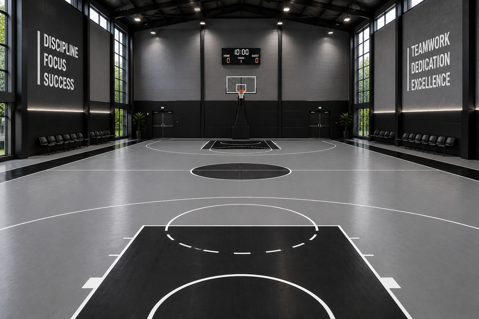 Green & Terracotta Court